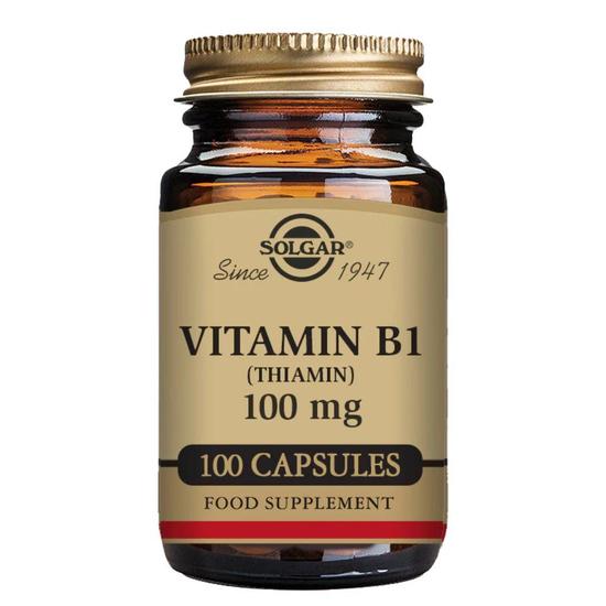 Solgar Vitamin B1 100mg Capsules 100 Capsules