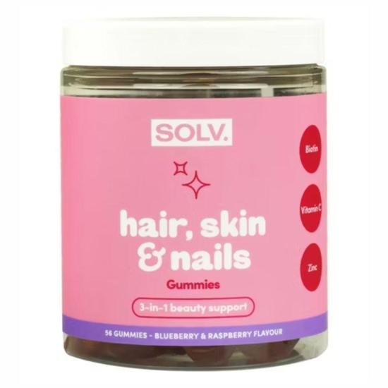 SOLV Hair, Skin & Nails Gummies 56 Gummies