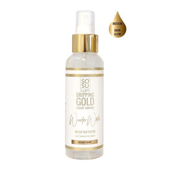 SOSU by SJ Dripping Gold Wonder Water Self Tanning Face Mist Medium Dark