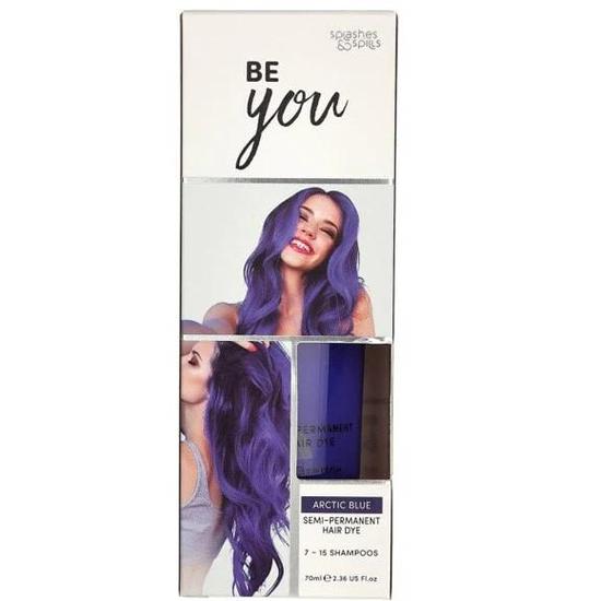 Splashes And Spills Be You Arctic Blue Semi Permanent Hair Dye 70ml