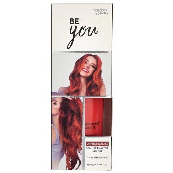 Splashes And Spills Be You Orange Dream Semi Permanent Hair Dye 70ml