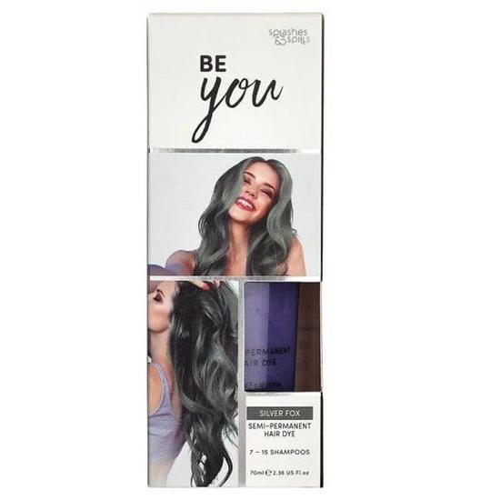 Splashes And Spills Be You Silver Fox Semi Permanent Hair Dye 70ml