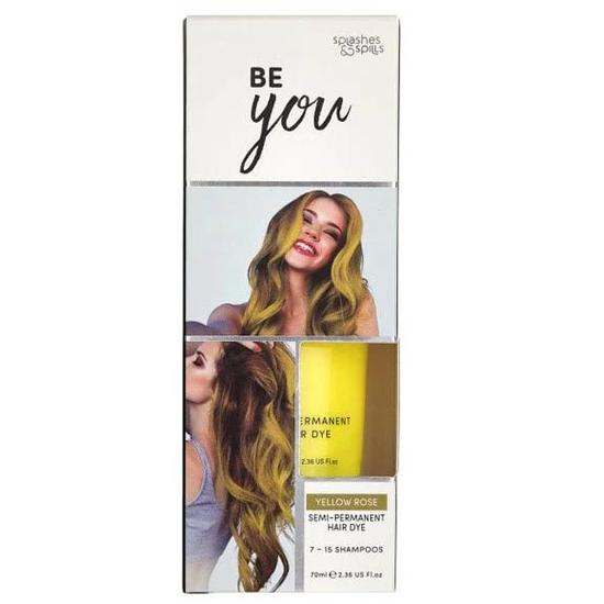 Splashes And Spills Be You Yellow Rose Semi Permanent Hair Dye 70ml