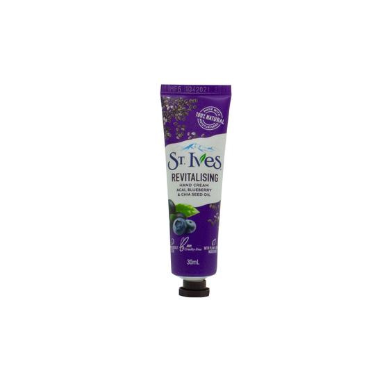 St. Ives Revitalising Acai Blueberry & Chia Seed Oil Hand Cream 30ml