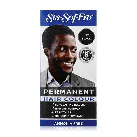 Sta-Sof-Fro Men Permanent Hair Colour Jet Black 25ml