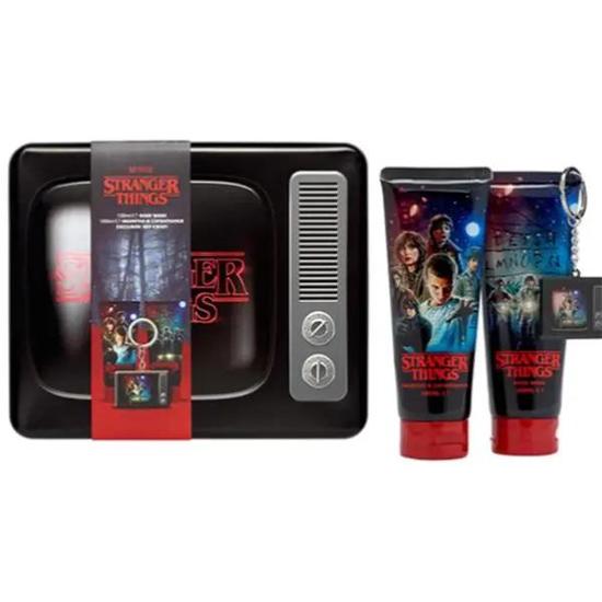 Stranger Things Static TV Gift Set Body Wash 100ml + Shower Gel 100ml + Keyring