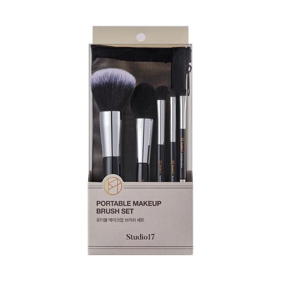 STUDIO17 Portable Makeup Brush Set 5pcs