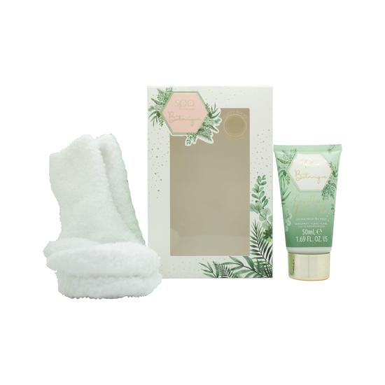 Style & Grace Spa Botanique Sock Gift Set Foot Lotion + Of Socks 1 Pair