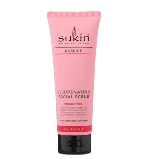 Sukin Australian Natural Skin Care Rose Hip Rejuvenating Facial Scrub 125ml