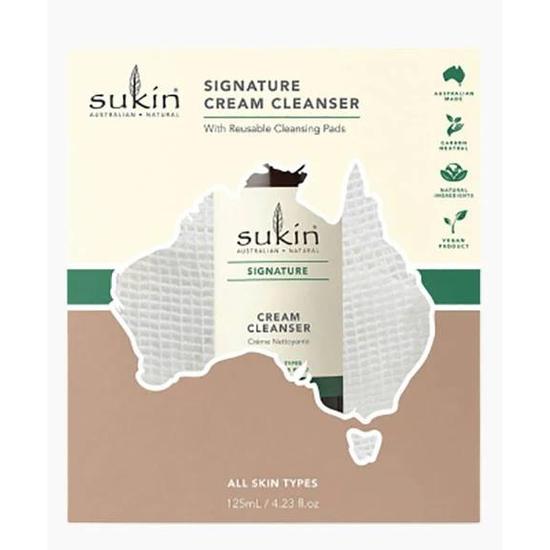 Sukin Australian Natural Skin Care Signature Cream Cleanser Gift Set