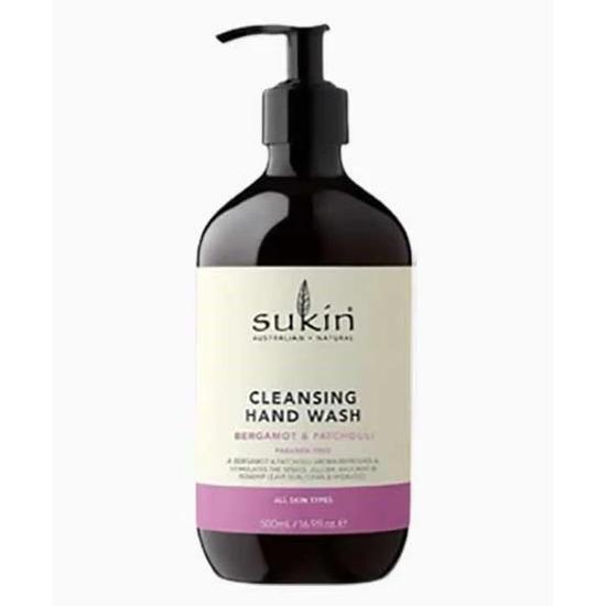 Sukin Cleansing Bergamot & Patchouli Hand Wash 500ml