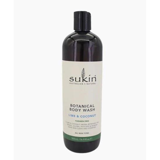 Sukin Natural Skin Care Botanical Body Wash Lime & Coconut Scent 500ml