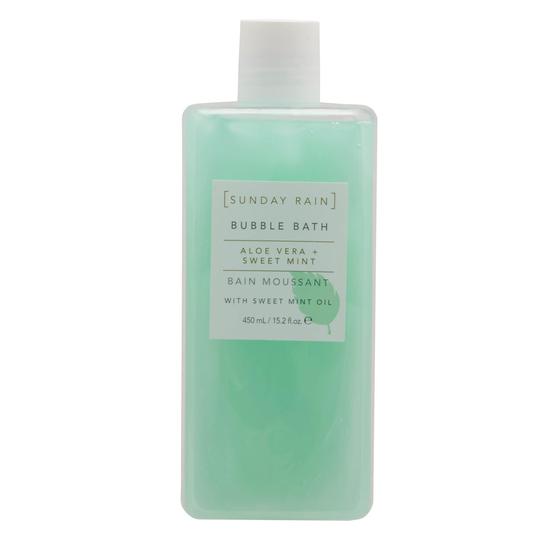 Sunday Rain Aloe Vera & Mint Bubble Bath 450ml