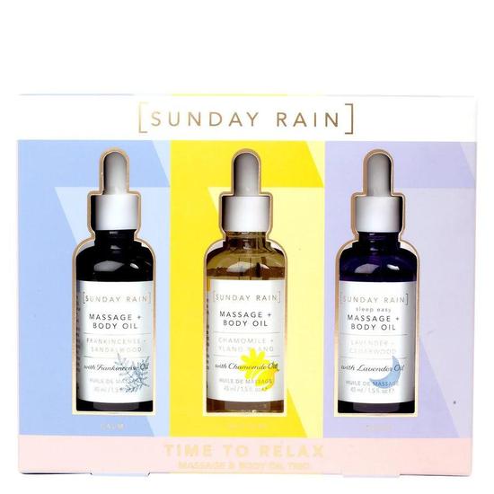 Sunday Rain Essential Oil Trio Lavender, Peppermint, Tea Tree