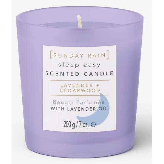 Sunday Rain Sleep Easy Lavender & Cedarwood Soy Candle 265g