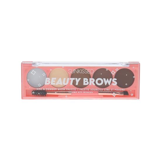 Sunkissed Beauty Brows Palette Brow Wax + Brow Powder 4 x 1g