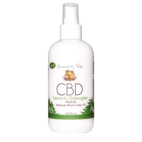 Sunny Isle CBD Leave-In Detangler Infused Jamaican Black Castor Oil 8 OZ