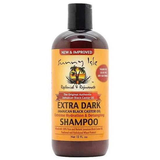 Sunny Isle Extra Dark Jamaican Black Castor Oil Extreme Hydration & Detangling Shampoo 12 oz