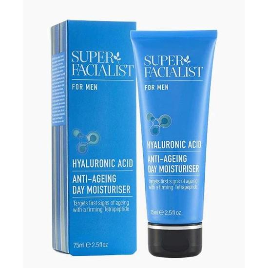 Super Facialist Men Hyaluronic Acid Anti Ageing Day Moisturiser 75ml