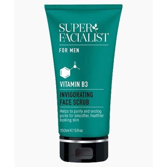 Super Facialist Men Vitamin B3 Invigorating Face Scrub 150ml