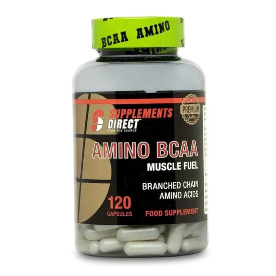 Supplements Direct Amino BCAA Muscle Fuel Capsules 120 Capsules