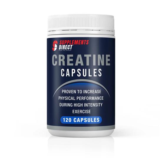 Supplements Direct Creatine Capsules 500mg Capsules 120 Capsules