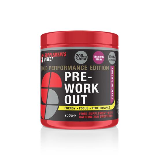 Supplements Direct Gold Edition Pre-Work Out 200g