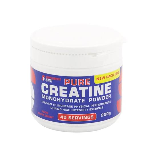 Supplements Direct Pure Creatine Monohydrate Powder 200g