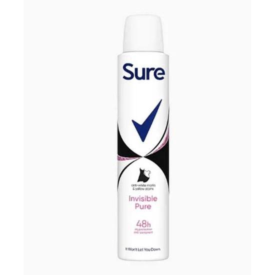 Sure Invisible Pure 48h Deodorant Spray 200ml