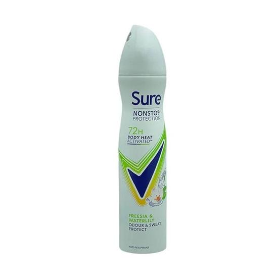 Sure Nonstop Protection 72h Freesia & Waterlily Deodorant Spray