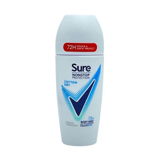Sure Nonstop Protection Cotton Dry Deodorant Roll On