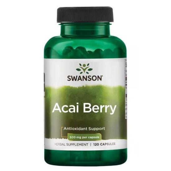 Swanson Acai Berry 500mg Capsules 120 Capsules