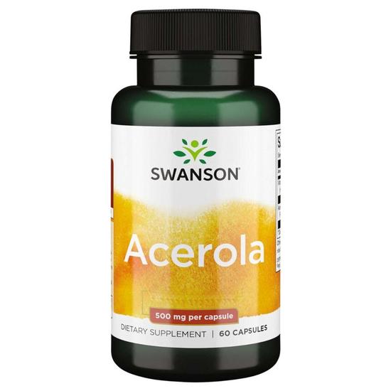 Swanson Acerola 500mg Capsules 60 Capsules