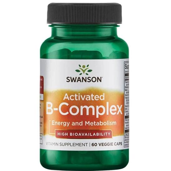 Swanson Activated B-Complex Capsules 60 Capsules