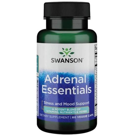 Swanson Adrenal Essentials Capsules 60 Capsules