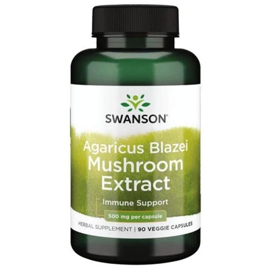 Swanson Agaricus Blazei Mushroom Extract 500mg Capsules 90 Capsules