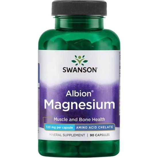 Swanson Albion Magnesium 133mg Capsules 90 Capsules