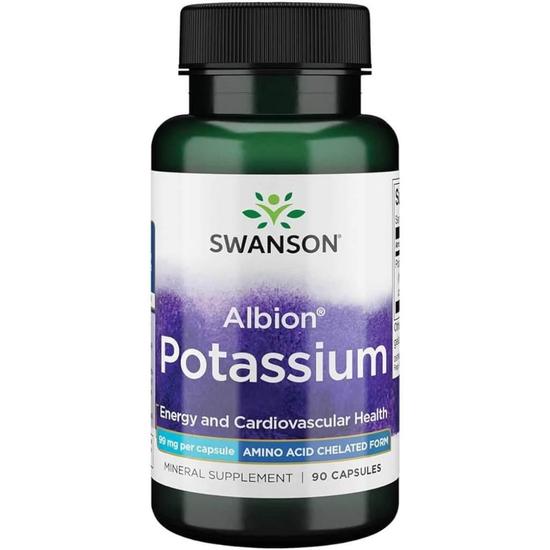 Swanson Albion Potassium 99mg Capsules 90 Capsules