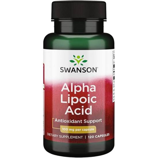 Swanson Alpha Lipoic Acid 100mg Capsules 120 Capsules