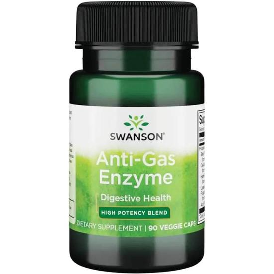 Swanson Anti-Gas Enzyme Capsules 90 Capsules