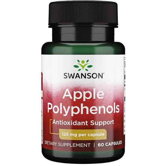 Swanson Apple Polyphenols 125mg Capsules 60 Capsules