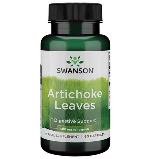 Swanson Artichoke Leaves 500mg Capsules 60 Capsules