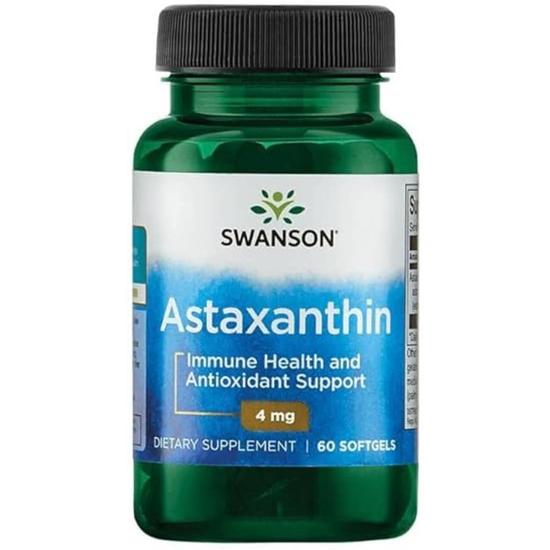 Swanson Astaxanthin 4mg Softgels 60 Softgels