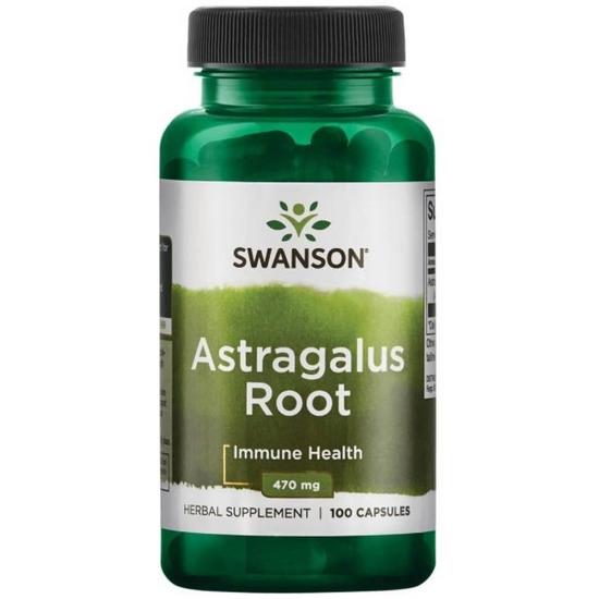 Swanson Astragalus Root 470mg Capsules 100 Capsules