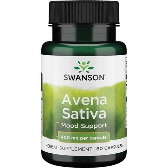 Swanson Avena Sativa 400mg Capsules 60 Capsules