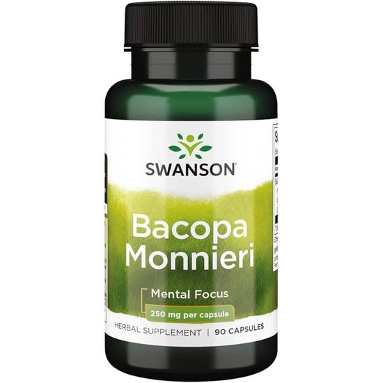 Swanson Bacopa Monnieri 250mg Capsules 90 Capsules