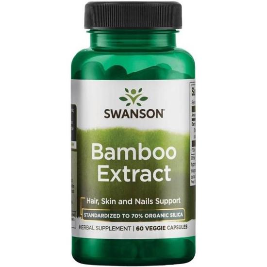 Swanson Bamboo Extract Capsules 60 Capsules