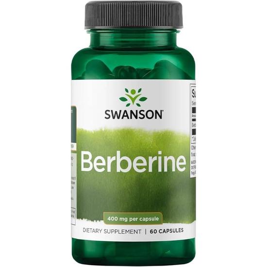 Swanson Berberine 400mg Capsules 60 Capsules