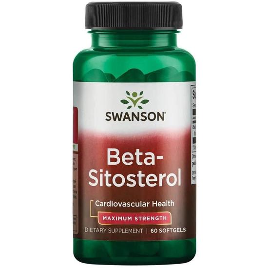 Swanson Beta-Sitosterol Maximum Strength Capsules 60 Capsules