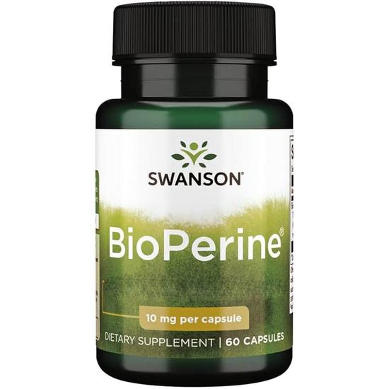 Swanson Bioperine 10mg Capsules 60 Capsules